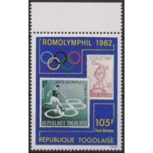 F-EX56337 TOGO MNH 1982 ROMOLYMPIC PHILATELIC EXPO OLYMPIC GAMES.