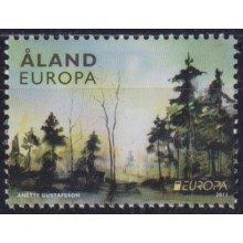 F-EX66344 ALAND MNH 2011 EUROPA CEPT YEAR OF FOREST TREE.