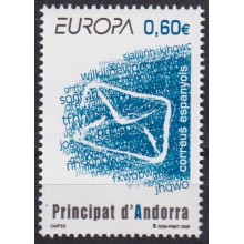 F-EX66527 ANDORRA MNH 2008 EUROPA CEPT LETTERS WRITTER.