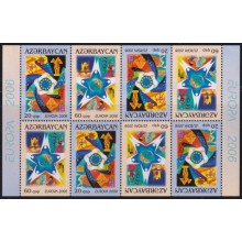 F-EX65622 AZERBAIJAN MNH 2006 EUROPA CEPT INTEGRATION SHEET.