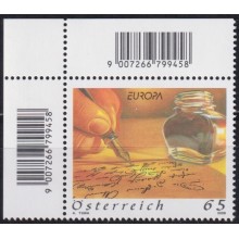 F-EX66499 AUSTRIA MNH 2008 EUROPA HAND WRITTER THE LETTER.