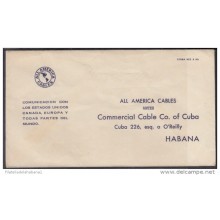 TELEG-27 CUBA. ALL AMERICA CABLE. TELEGRAPH. TELEGRAMA. TELEGRAM. 1946. TIPO XVIII.