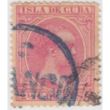 1896-18 CUBA SPAIN. 2 1/2c (Ed.148) WITH POSTAL MARK "FRANCO".