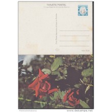 1978-EP-5 CUBA 1978. Ed.122b. POSTAL STATIONERY. MOTHER DAY SPECIAL DELIVERY. CARTULINA MATE. ROSAS. ROSE. FLOWERS. FLOR