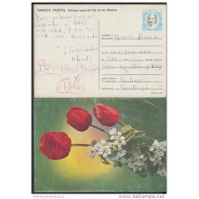 1986-EP-9 CUBA 1986. Ed.139d. MOTHER DAY SPECIAL DELIVERY. ENTERO POSTAL. POSTAL STATIONERY. TULIPANES. FLOWERS. FLORES.