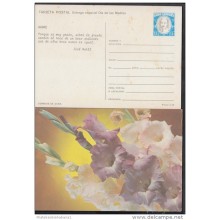 1987-EP-16 CUBA 1987. Ed.143. MOTHER DAY SPECIAL DELIVERY. POSTAL STATIONERY. FLORES. FLOWERS. VERSO: JOSE MARTI. UNUSED