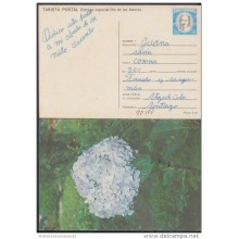 1990-EP-6 CUBA 1990. Ed.148c. MOTHER DAY SPECIAL DELIVERY. POSTAL STATIONERY. CARTULINA MATE. FLOWERS. FLORES. USED.