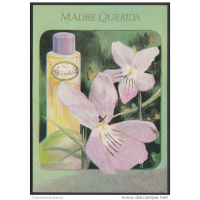 1991-EP-11 CUBA 1991. Ed.149a. MOTHER DAY SPECIAL DELIVERY. POSTAL STATIONERY. ERROR DE COLOR. FLORES Y PERFUME. FLOWER