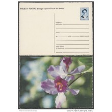 1991-EP-27 CUBA 1991. Ed.149h. MOTHER DAY SPECIAL DELIVERY. POSTAL STATIONERY. ERROR DE CORTE. FLORES. FLOWERS. UNUSED.