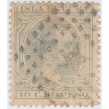 1896-16 CUBA SPAIN. 10c (Ed.150) WITH POSTAL MARK OF SPAIN.