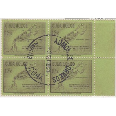 1953-100. CUBA 1953. AIR COMPLETE SET 2-5$. MH