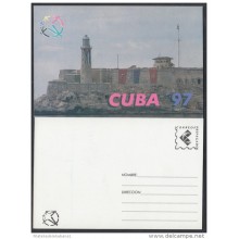 1997-EP-15 CUBA 1997. Ed.7g. ENTERO POSTAL. POSTAL STATIONERY. XIV FESTIVAL MUNDIAL DE LA JUVENTUD Y LOS ESTUDIANTES. UN