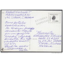1999-EP-15 CUBA 1999. Ed.29k. MOTHER DAY SPECIAL DELIVERY. ENTERO POSTAL. POSTAL STATIONERY. FLOWERS. FLORES. USED.