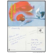 1999-EP-19 CUBA 1999. Ed.29p. MOTHER DAY SPECIAL DELIVERY. ENTERO POSTAL. POSTAL STATIONERY. FLOWERS. FLORES. USED.