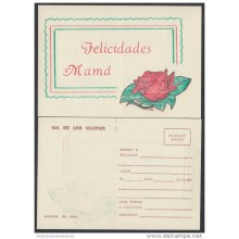 1992-EP-1 CUBA 1992. Ed.AP10. MOTHER DAY SPECIAL DELIVERY. POSTAL STATIONERY. PERIODO ESPECIAL. ROSAS. ROSE. FLOWERS. FL