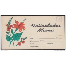 1994-EP-8 CUBA 1994. Ed.AP20. MOTHER DAY SPECIAL DELIVERY. POSTAL STATIONERY. PERIODO ESPECIAL. ROSAS. ROSE. FLOWERS. FL