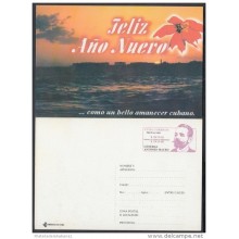 1998-EP-19 CUBA 1998. Ed.22c. ENTERO POSTAL. POSTAL STATIONERY. ENTREGA ESPECIAL AÑO NUEVO. HAPPY NEW YEAR. ANTONIO MAC