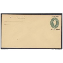 1899-EP-72. CUBA US OCCUPATION. 1899. ENTERO POSTAL US HABILITADO. 2c. Ed.43. POSTAL STATIONERY. PAPEL CREMA.
