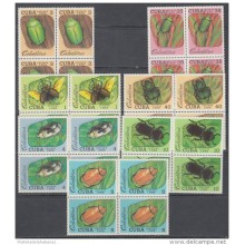 1988.29 CUBA MNH. 1988. BLOCK 4. COLEOPTEROS.INSECTOS . INSECTS. coleopteran COMPLETE SET