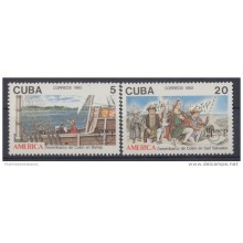 1992.30 CUBA MNH. 1992. UPAEP. DESCUBRIMIENTO DE AMERICA DISCOVERY COLON COLUMBUS COMPLETE SET