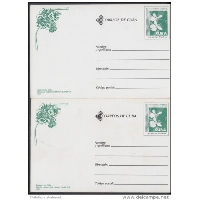 2003-EP-1 CUBA 2003. Ed.75. MOTHER DAY SPECIAL DELIVERY. ENTERO POSTAL. POSTAL STATIONERY. WITHOUT REVERSE 2-36. SOLO FA