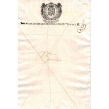 PS-1834-1. CUBA. 1834-35 Papel Sellado. Ilustres