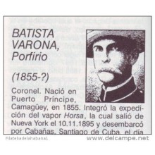 BE14 CUBA INDEPENDENCE WAR CORONEL PORFIRIO BATISTA
