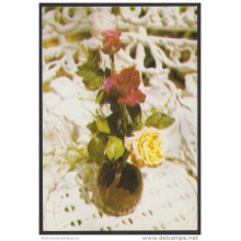 1989-EP-45 CUBA 1989. Ed.146a. MOTHER DAY SPECIAL DELIVERY. POSTAL STATIONERY. ROSES. FLOWERS. USED.