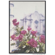 1989-EP-48 CUBA 1989. Ed.146c. MOTHER DAY SPECIAL DELIVERY. POSTAL STATIONERY. ROSES. FLORES. FLOWERS. USED.
