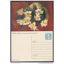 1989-EP-63 CUBA 1989. Ed.145c. MOTHER DAY SPECIAL DELIVERY. POSTAL STATIONERY. FLORES. FLOWERS. UNUSED.