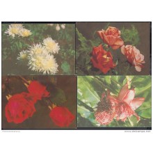 1990-EP-65 CUBA 1990. Ed.148Ac. MOTHER DAY SPECIAL DELIVERY. POSTAL STATIONERY. SET 13-13. FLORES. FLOWERS. USED.