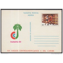 1982-EP-55 CUBA 1982. Ed.132. POSTAL STATIONERY. TARJETA POSTAL. XIV JUEGOS CENTROAMERICANOS. GAMES. SPORTS. UNUSED.
