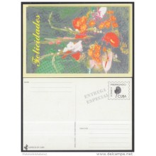 1999-EP-80 CUBA 1999. Ed.29d. MOTHER DAY SPECIAL DELIVERY. POSTAL STATIONERY. FLORES. FLOWERS. UNUSED.