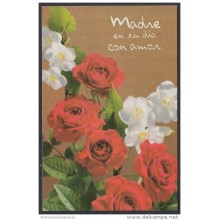 2001-EP-51 CUBA 2001. Ed.57p. MOTHER DAY SPECIAL DELIVERY. POSTAL STATIONERY. ROSAS ROJAS. ROSES. FLORES. FLOWERS. DEVUE
