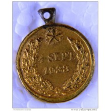PIN-32 CUBA MEDAL OF 14 SEPT. MINIATURA