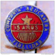 PIN-38 CUBA HISTORICAL PIN COMPAÑIA AZUCARERA. SUGAR.