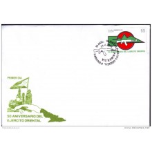 2011-FDC-14 CUBA 2011 FDC. 50 ANIV DEL EJERCITO ORIENTAL.