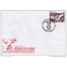 2011-FDC-17 CUBA 2011 FDC. 5O ANIV DE LA FUNDACION DE MOVIMIENTOS DE PAISES NO ALINEADOS.