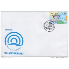 2011-FDC-19 CUBA 2011 FDC. 50 ANIV DE RADIO HABANA.