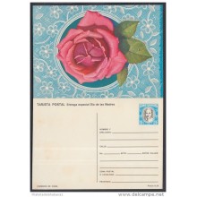 1984-EP-20 CUBA 1984. Ed.134a. MOTHER DAY SPECIAL DELIVERY. POSTAL STATIONERY. A. MACEO. FLORES. FLOWERS. UNUSED.