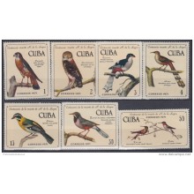 1971.7- * CUBA 1971. MNH. CENTENARIO RAMON DE LA SAGRA. AVES. PAJAROS. BIRD. COMPLETE SET