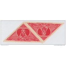 1959.18- * CUBA 1959. MNH. SEMIPOSTAL. PRO CARIDAD. ENFERMERA. NURSE. MEDICINA. MEDICINE. PAIR PERF.