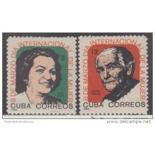 1965.6 CUBA 1965. MNH. 8 DE MARZO. DIA INTERNACIONAL DE LA MUJER. WOMAN DAY.