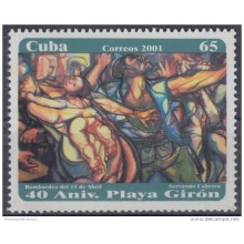 2001.14- * CUBA 2001. MNH. 40 ANIV PLAYA GIRON. PIG BAY ATTACK.