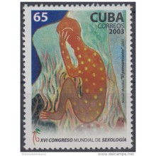 2003.34- * CUBA 2003. MNH. CONGRESO MUNDIAL DE SEXOLOGIA. SEXO. AISD. SIDA.
