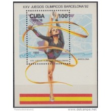 1992.21- * CUBA 1992. MNH. SPECIAL SHEET. OLIMPIC GAMES. OLIMPIADAS BARCELONA.