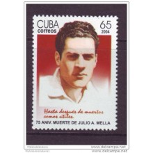 2004.136 CUBA 2004 JULIO ANTONIO MELLA. MNH