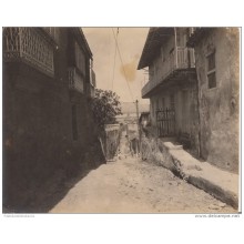 *E644 CUBA SAN GERONIMO STREET PHOTO ORIGINAL 24x 19cm CIRCA 1920 SANTIAGO DE CUBA.