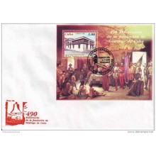 2005-FDC-12 CUBA FDC 2005. SANTIAGO DE CUBA FOUNDATION ANIV. ANIVERSARIO DE LA FUNDACION DE SANTIAGO DE CUBA.