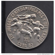 1981-MN-9  CUBA. 1981. 1$. JUEGOS CENTROAMERICANOS 1982. CENTROAMERICAN GAMES. CU-NI.